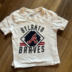 Atlanta Braves Kids White T-Shirt
